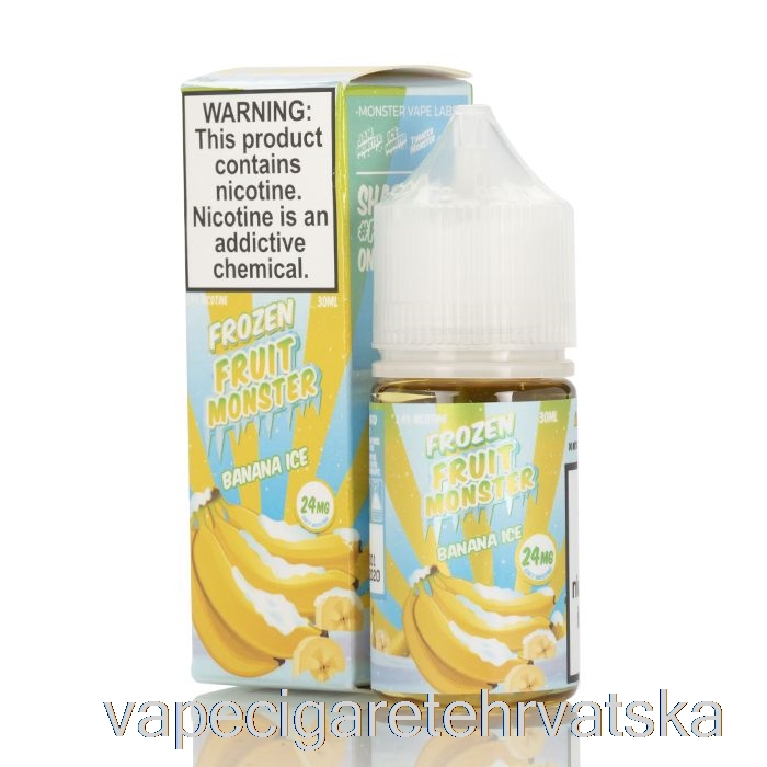 Vape Hrvatska Ice Banana - Frozen Fruit Monster Salts - 30ml 24mg